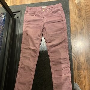 Toad & Co., Corduroy Pants, Skinny, Rose, Size 4.